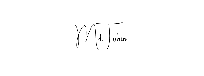 Check out images of Autograph of Md Tuhin name. Actor Md Tuhin Signature Style. Andilay-7BmLP is a professional sign style online. Md Tuhin signature style 4 images and pictures png