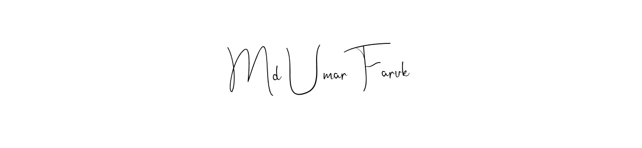 How to Draw Md Umar Faruk signature style? Andilay-7BmLP is a latest design signature styles for name Md Umar Faruk. Md Umar Faruk signature style 4 images and pictures png