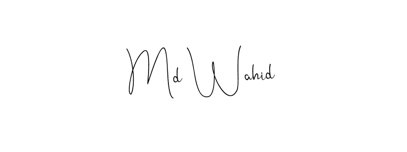 You can use this online signature creator to create a handwritten signature for the name Md Wahid. This is the best online autograph maker. Md Wahid signature style 4 images and pictures png