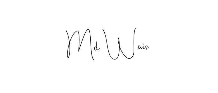 Make a beautiful signature design for name Md Wais. Use this online signature maker to create a handwritten signature for free. Md Wais signature style 4 images and pictures png