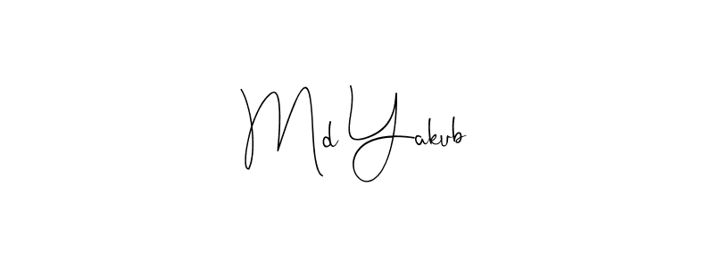 if you are searching for the best signature style for your name Md Yakub. so please give up your signature search. here we have designed multiple signature styles  using Andilay-7BmLP. Md Yakub signature style 4 images and pictures png