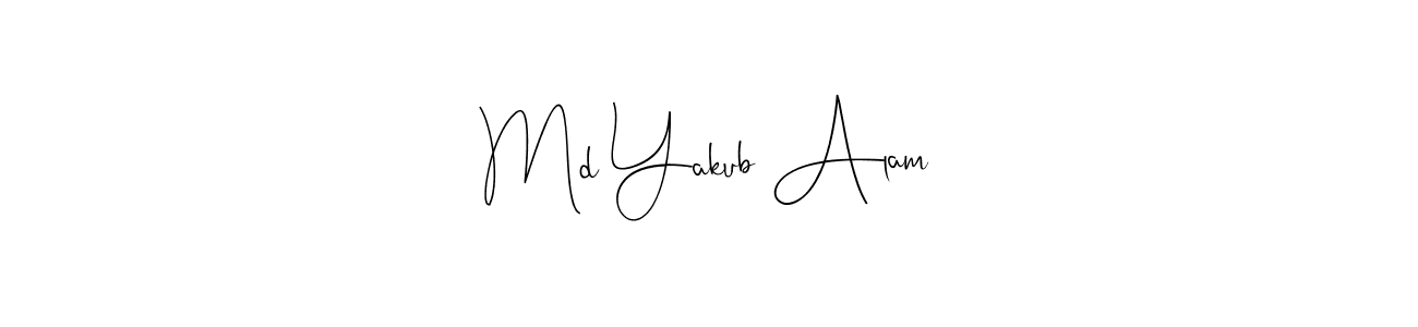 Make a beautiful signature design for name Md Yakub Alam. Use this online signature maker to create a handwritten signature for free. Md Yakub Alam signature style 4 images and pictures png