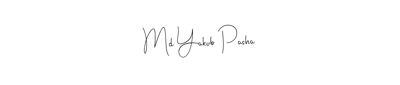 Make a beautiful signature design for name Md Yakub Pasha. Use this online signature maker to create a handwritten signature for free. Md Yakub Pasha signature style 4 images and pictures png
