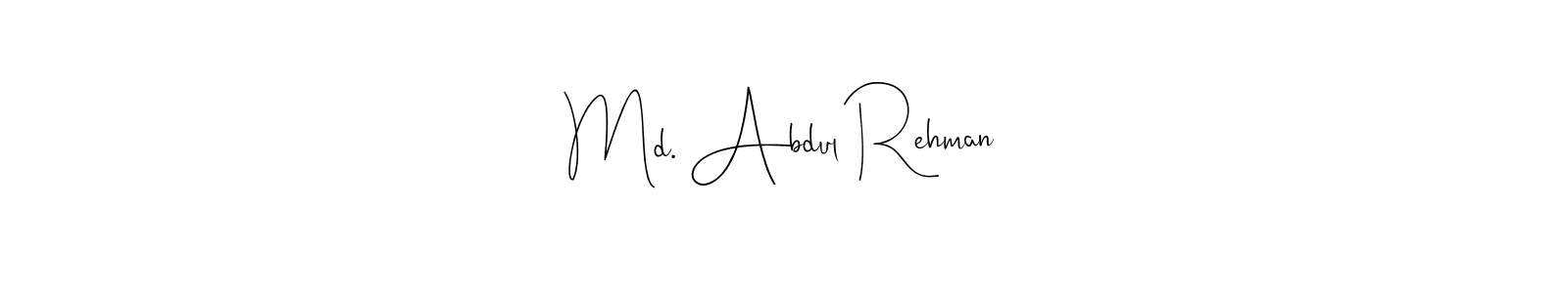 You can use this online signature creator to create a handwritten signature for the name Md. Abdul Rehman. This is the best online autograph maker. Md. Abdul Rehman signature style 4 images and pictures png