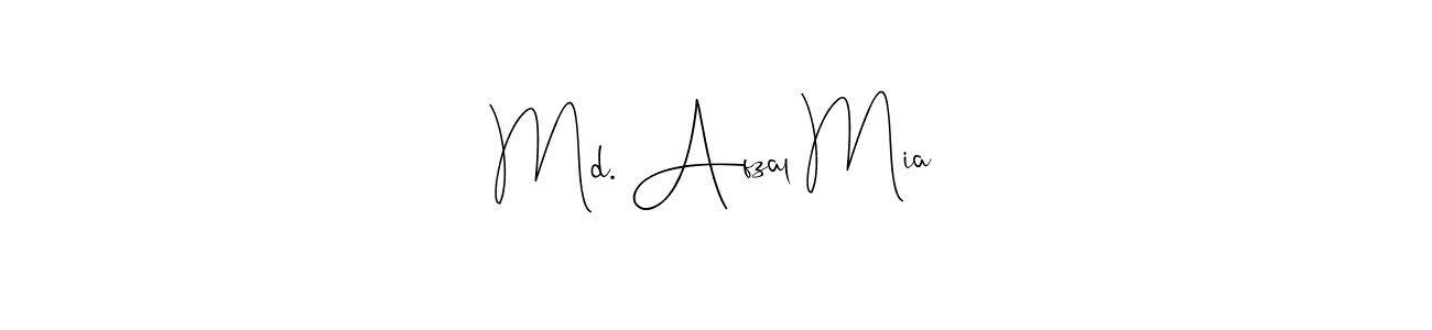 Similarly Andilay-7BmLP is the best handwritten signature design. Signature creator online .You can use it as an online autograph creator for name Md. Afzal Mia. Md. Afzal Mia signature style 4 images and pictures png