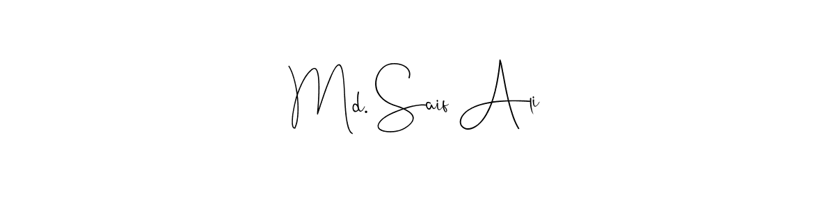 Here are the top 10 professional signature styles for the name Md. Saif Ali. These are the best autograph styles you can use for your name. Md. Saif Ali signature style 4 images and pictures png