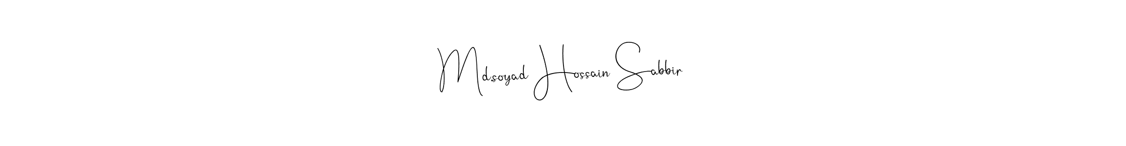 Make a beautiful signature design for name Md.soyad Hossain Sabbir. Use this online signature maker to create a handwritten signature for free. Md.soyad Hossain Sabbir signature style 4 images and pictures png