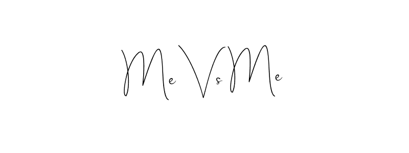 The best way (Andilay-7BmLP) to make a short signature is to pick only two or three words in your name. The name Me Vs Me include a total of six letters. For converting this name. Me Vs Me signature style 4 images and pictures png