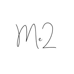 Create a beautiful signature design for name Me2. With this signature (Andilay-7BmLP) fonts, you can make a handwritten signature for free. Me2 signature style 4 images and pictures png