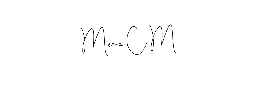 Here are the top 10 professional signature styles for the name Meera C M. These are the best autograph styles you can use for your name. Meera C M signature style 4 images and pictures png
