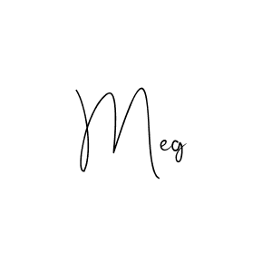 How to make Meg signature? Andilay-7BmLP is a professional autograph style. Create handwritten signature for Meg name. Meg signature style 4 images and pictures png