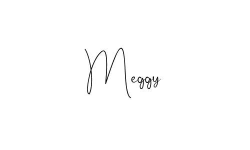 How to make Meggy signature? Andilay-7BmLP is a professional autograph style. Create handwritten signature for Meggy name. Meggy signature style 4 images and pictures png