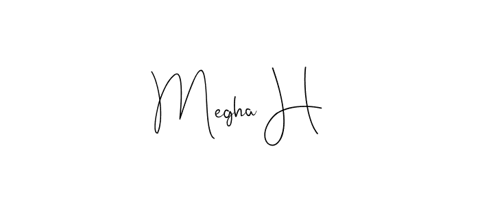 Best and Professional Signature Style for Megha H. Andilay-7BmLP Best Signature Style Collection. Megha H signature style 4 images and pictures png