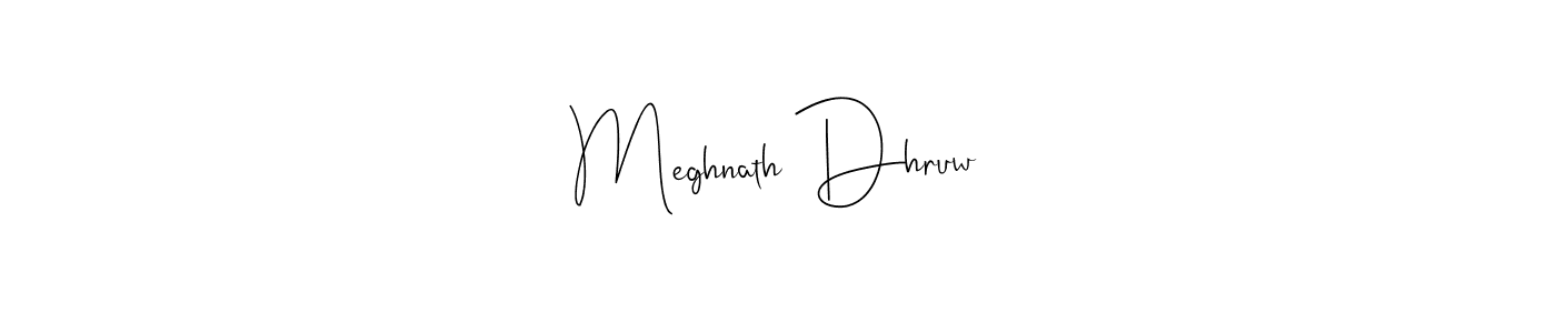 Make a beautiful signature design for name Meghnath Dhruw. Use this online signature maker to create a handwritten signature for free. Meghnath Dhruw signature style 4 images and pictures png