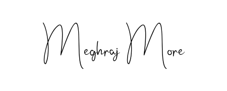 Upgrade your professional image with Meghraj More signature created with Andilay-7BmLP font. Fast, free, and watermark-free download. Meghraj More signature style 4 images and pictures png