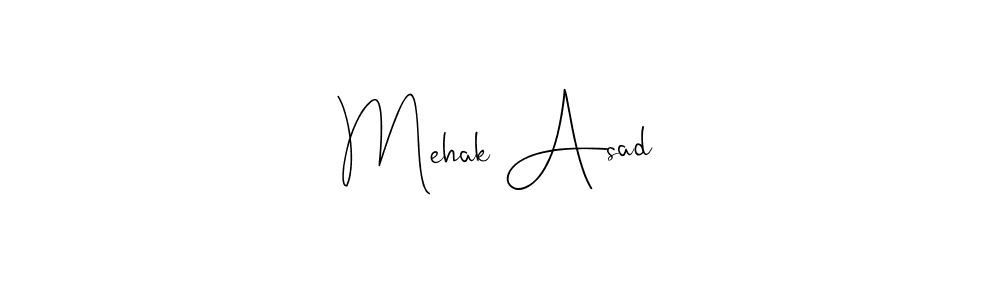 It looks lik you need a new signature style for name Mehak Asad. Design unique handwritten (Andilay-7BmLP) signature with our free signature maker in just a few clicks. Mehak Asad signature style 4 images and pictures png