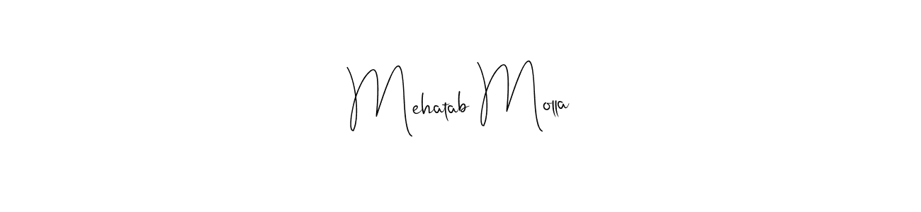 Once you've used our free online signature maker to create your best signature Andilay-7BmLP style, it's time to enjoy all of the benefits that Mehatab Molla name signing documents. Mehatab Molla signature style 4 images and pictures png