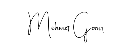 The best way (Andilay-7BmLP) to make a short signature is to pick only two or three words in your name. For converting this name Mehmet Gonul. Mehmet Gonul signature style 4 images and pictures png