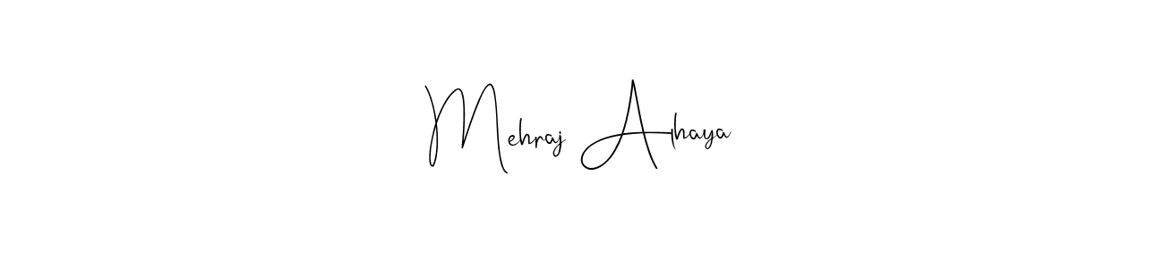 Check out images of Autograph of Mehraj Alhaya name. Actor Mehraj Alhaya Signature Style. Andilay-7BmLP is a professional sign style online. Mehraj Alhaya signature style 4 images and pictures png