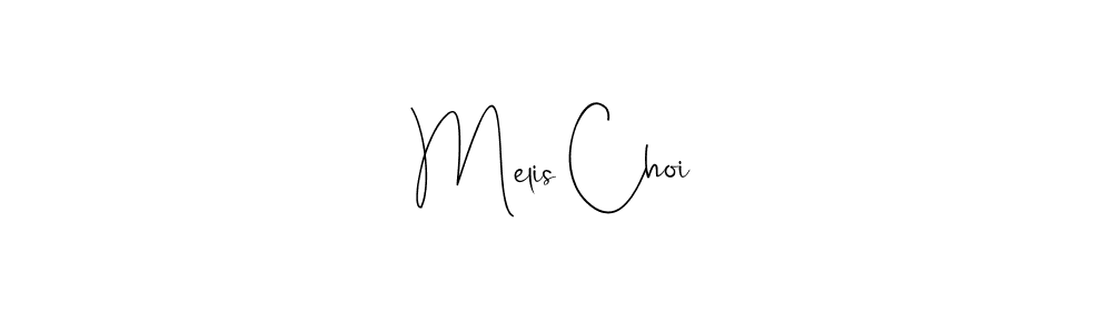 Make a beautiful signature design for name Melis Choi. Use this online signature maker to create a handwritten signature for free. Melis Choi signature style 4 images and pictures png