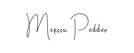 Get inspired by this graceful Andilay-7BmLP signature style for name Melissa Pedder. Smooth loops and balanced proportions for everyday use. Melissa Pedder signature style 4 images and pictures png