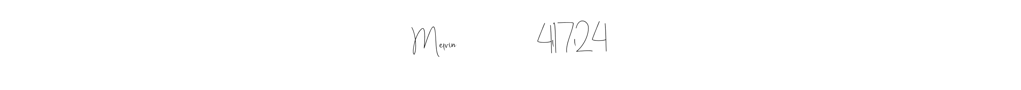 Similarly Andilay-7BmLP is the best handwritten signature design. Signature creator online .You can use it as an online autograph creator for name Melvin                     4l17l24. Melvin                     4l17l24 signature style 4 images and pictures png