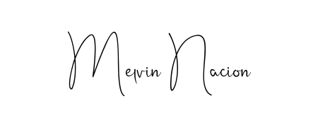 Create a beautiful signature design for name Melvin Nacion. With this signature (Andilay-7BmLP) fonts, you can make a handwritten signature for free. Melvin Nacion signature style 4 images and pictures png