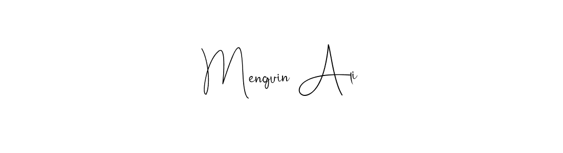 Andilay-7BmLP is a professional signature style that is perfect for those who want to add a touch of class to their signature. It is also a great choice for those who want to make their signature more unique. Get Menguin Ali name to fancy signature for free. Menguin Ali signature style 4 images and pictures png