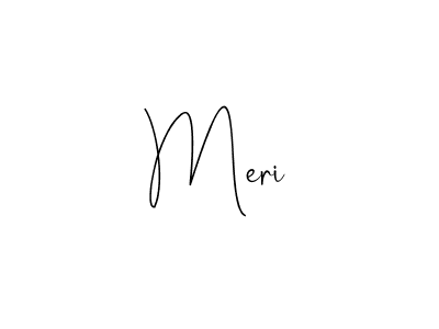 How to make Meri signature? Andilay-7BmLP is a professional autograph style. Create handwritten signature for Meri name. Meri signature style 4 images and pictures png