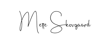 The Andilay-7BmLP typeface gives name Mette Skovgaard a refined look. Suitable for certificates, diplomas, and official verification. Mette Skovgaard signature style 4 images and pictures png