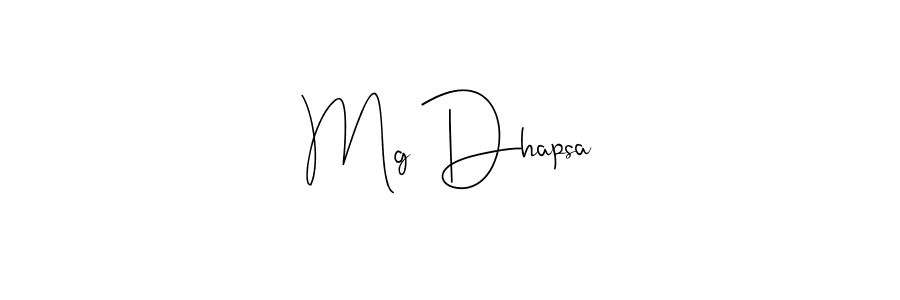 Use a signature maker to create a handwritten signature online. With this signature software, you can design (Andilay-7BmLP) your own signature for name Mg Dhapsa. Mg Dhapsa signature style 4 images and pictures png