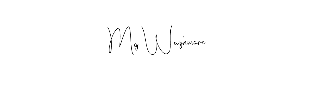 if you are searching for the best signature style for your name Mg Waghmare. so please give up your signature search. here we have designed multiple signature styles  using Andilay-7BmLP. Mg Waghmare signature style 4 images and pictures png