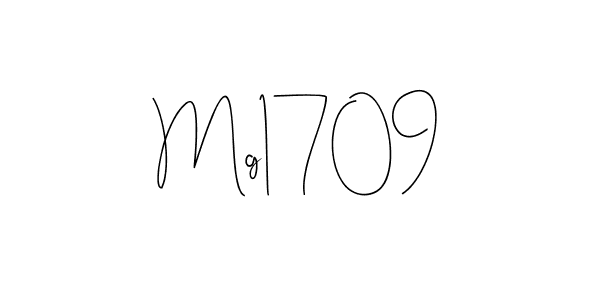 Design your own signature with our free online signature maker. With this signature software, you can create a handwritten (Andilay-7BmLP) signature for name Mg1709. Mg1709 signature style 4 images and pictures png