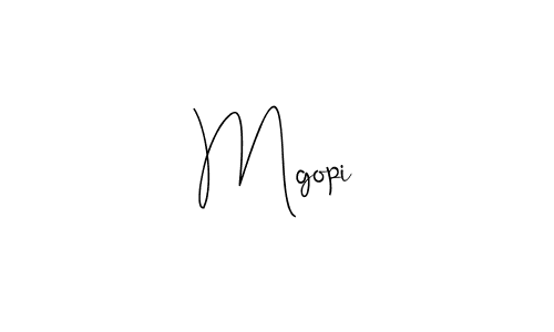 Also we have Mgopi name is the best signature style. Create professional handwritten signature collection using Andilay-7BmLP autograph style. Mgopi signature style 4 images and pictures png
