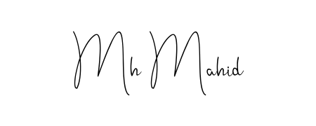 Give your name Mh Mahid an exquisite flair with the Andilay-7BmLP script font. Ideal for contracts, resumes, and formal letterheads. Mh Mahid signature style 4 images and pictures png