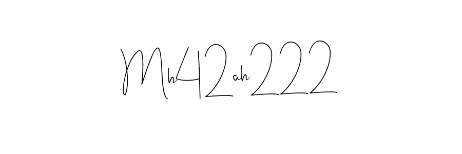 You can use this online signature creator to create a handwritten signature for the name Mh42ah222. This is the best online autograph maker. Mh42ah222 signature style 4 images and pictures png