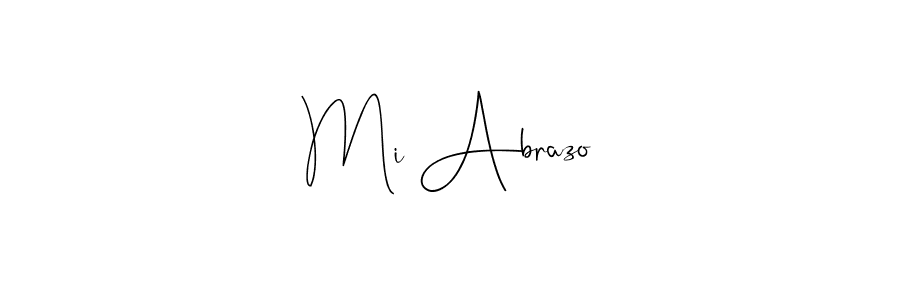 Make a beautiful signature design for name Mi Abrazo. Use this online signature maker to create a handwritten signature for free. Mi Abrazo signature style 4 images and pictures png
