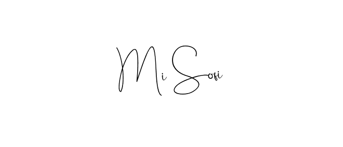 Mi Sofi stylish signature style. Best Handwritten Sign (Andilay-7BmLP) for my name. Handwritten Signature Collection Ideas for my name Mi Sofi. Mi Sofi signature style 4 images and pictures png