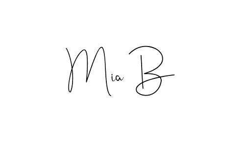 Best and Professional Signature Style for Mia B. Andilay-7BmLP Best Signature Style Collection. Mia B signature style 4 images and pictures png