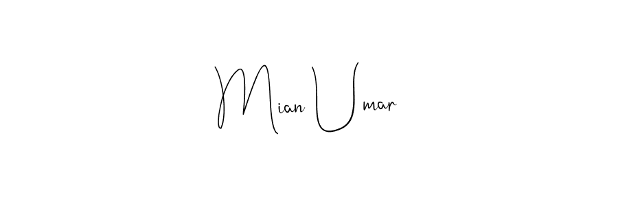 Make a beautiful signature design for name Mian Umar. Use this online signature maker to create a handwritten signature for free. Mian Umar signature style 4 images and pictures png