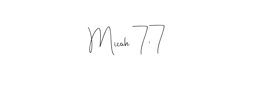 See photos of Micah 7:7 official signature by Spectra . Check more albums & portfolios. Read reviews & check more about Andilay-7BmLP font. Micah 7:7 signature style 4 images and pictures png