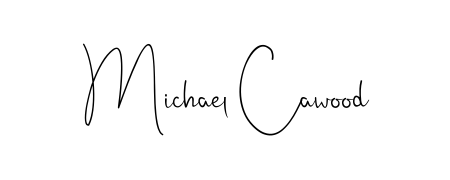 Transform the name Michael Cawood into a signature masterpiece using Andilay-7BmLP font. Ideal for photographers, artists, and creators looking for watermarks. Michael Cawood signature style 4 images and pictures png
