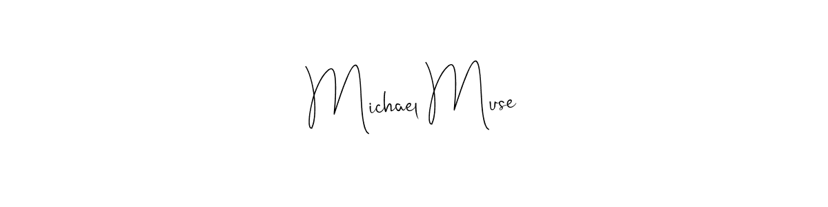 Use a signature maker to create a handwritten signature online. With this signature software, you can design (Andilay-7BmLP) your own signature for name Michael Muse. Michael Muse signature style 4 images and pictures png