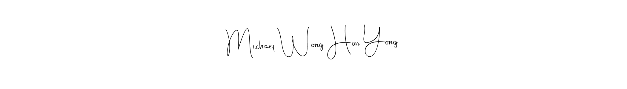 How to Draw Michael Wong Hon Yong signature style? Andilay-7BmLP is a latest design signature styles for name Michael Wong Hon Yong. Michael Wong Hon Yong signature style 4 images and pictures png