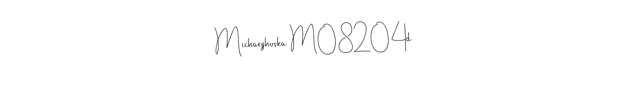 Use a signature maker to create a handwritten signature online. With this signature software, you can design (Andilay-7BmLP) your own signature for name Michaeljhuska M08204d. Michaeljhuska M08204d signature style 4 images and pictures png