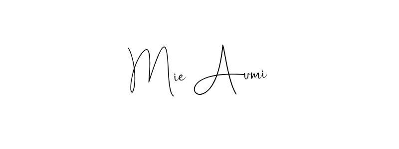 Once you've used our free online signature maker to create your best signature Andilay-7BmLP style, it's time to enjoy all of the benefits that Mie Aumi name signing documents. Mie Aumi signature style 4 images and pictures png