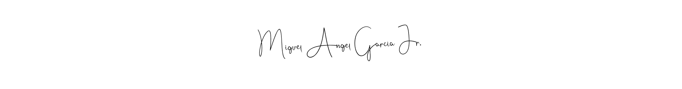 Make a beautiful signature design for name Miguel Angel Garcia Jr.. Use this online signature maker to create a handwritten signature for free. Miguel Angel Garcia Jr. signature style 4 images and pictures png