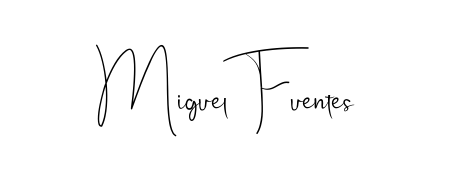 Enhance your business communications with Miguel Fuentes signature in Andilay-7BmLP lettering. Clean, modern, and universally compatible. Miguel Fuentes signature style 4 images and pictures png