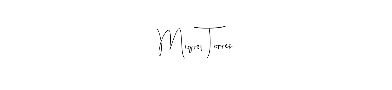 Andilay-7BmLP is a professional signature style that is perfect for those who want to add a touch of class to their signature. It is also a great choice for those who want to make their signature more unique. Get Miguel Torres name to fancy signature for free. Miguel Torres signature style 4 images and pictures png