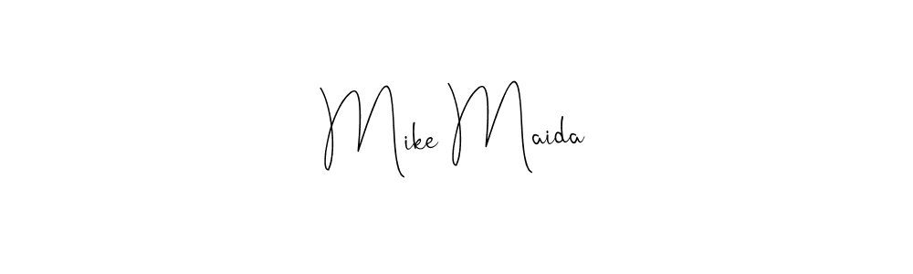 It looks lik you need a new signature style for name Mike Maida. Design unique handwritten (Andilay-7BmLP) signature with our free signature maker in just a few clicks. Mike Maida signature style 4 images and pictures png